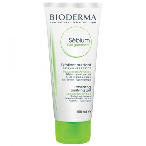 gel nettoyant bioderma - soin purifiant et gommant