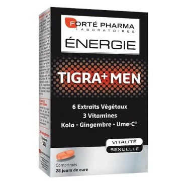 Le complément alimentaire Tigra Men de Forté Pharma