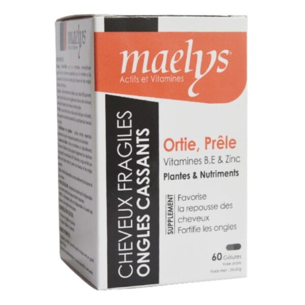Le complément alimentaire Maelys, riche en extraits d'orite et de prêle