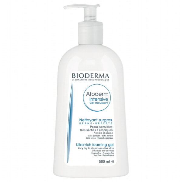 Le gel moussant Bioderma Atoderm Intensive