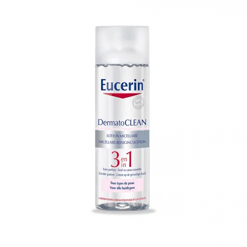 La lotion micellaire Eucerin Dermatoclean 3 in 1