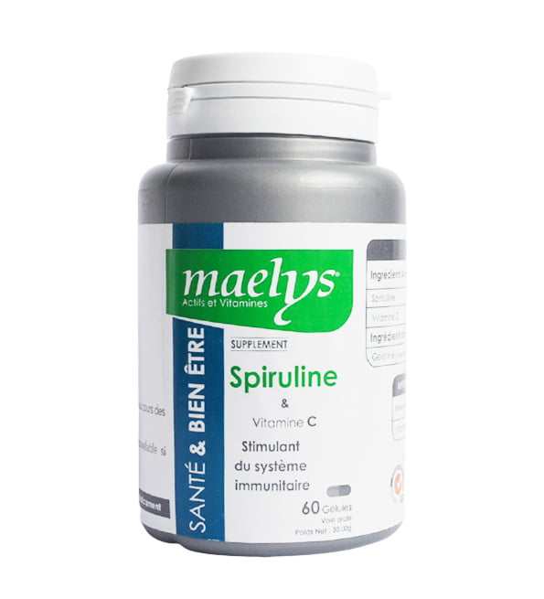 Le complément Maelys Spiruline et Vitamine C
