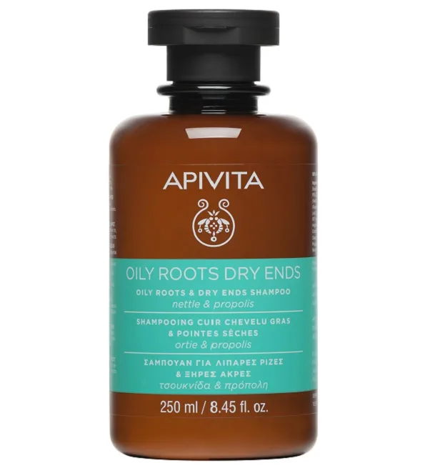Apivita Shampoing Pour Racines Grasses Et Pointes Sèches