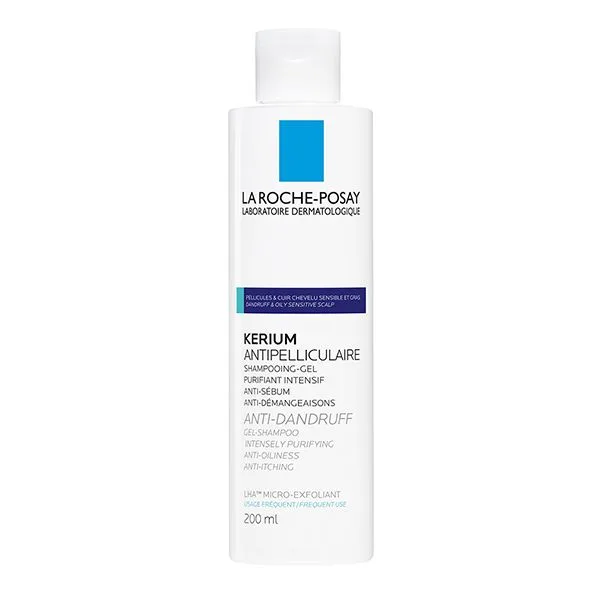 La Roche Posay Kerium Shampoing Antipelliculaire Pellicules Grasses