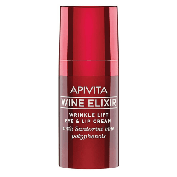 Apivita Wine Elixir Creme Yeux Et Levres Lift Rides