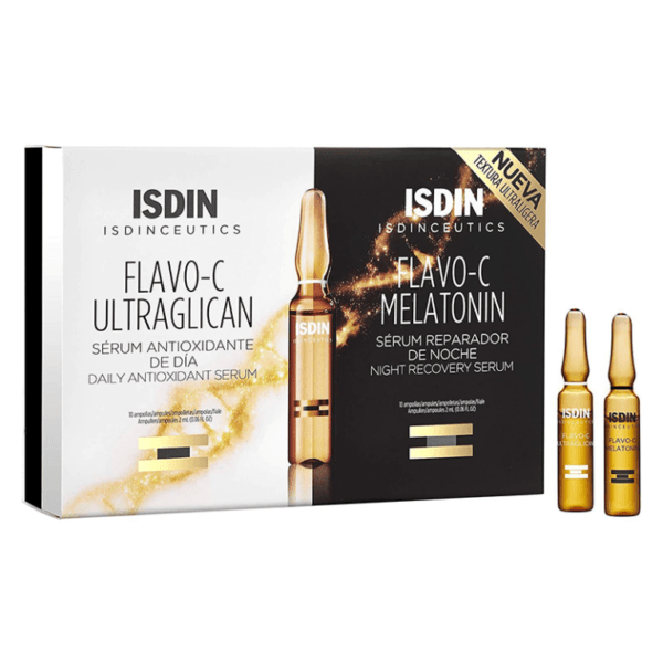 Isdin Isdinceutics Flavo C Ultraglican Et Melatonin Sérum Anti Âge