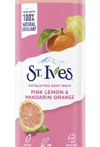 St.ives Exfoliating Body Wash Pink Lemon Et Mandarin Orange