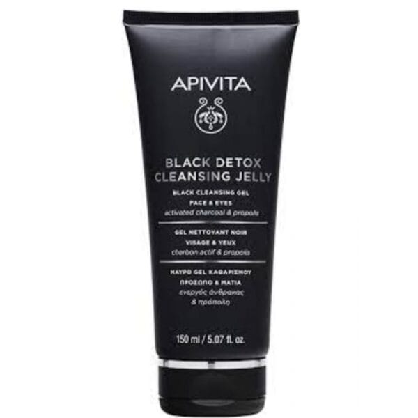 Apivita Black Detox Cleansing Jelly For Face Et Eyes