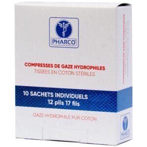 Compresse Stérile 30 Cm × 30 Cm Pahrco