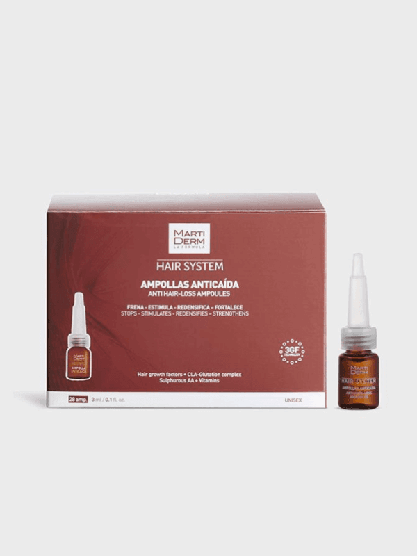 Martiderm Hair System Ampoules Anti Chute 28 Ampoules