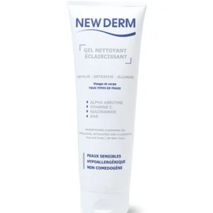New Derm Gel Nettoyant Eclaircissante
