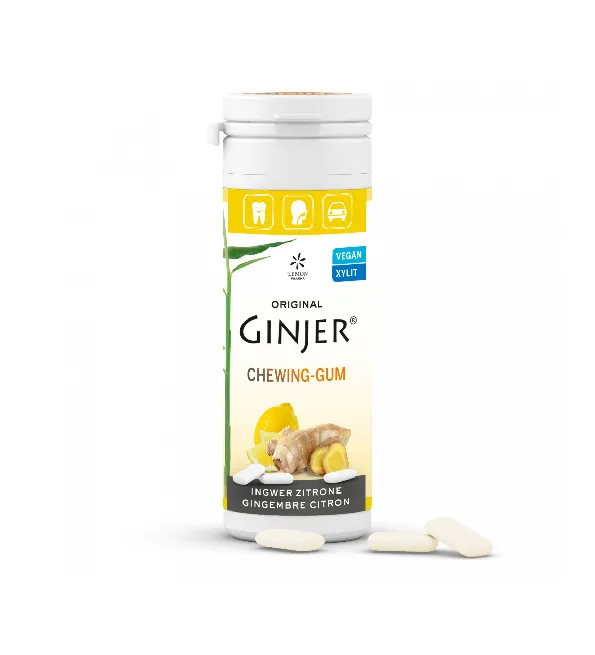 Lemon Pharma Ginjer Chewing Gum Citron
